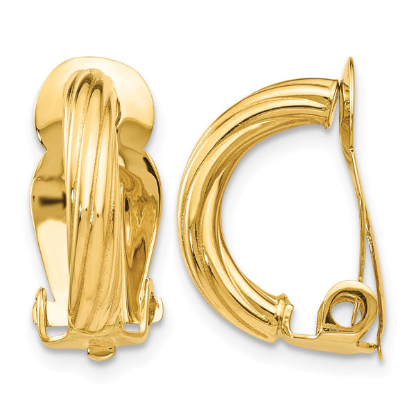 14k Non-Pierced Earrings - Birthstone Company