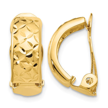 14k Non-Pierced Earrings - Birthstone Company