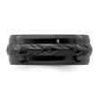 Black Zirconium Polished 8mm Band - Birthstone Company