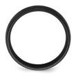 Black Zirconium Polished 6mm Band - Birthstone Company