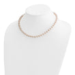 14k 6-7mm White Round Akoya Saltwater Cultured Pearl Necklace