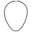 14k 5-6mm Black Near-Round Freshwater Cultured Pearl 7.5 inch Bracelet