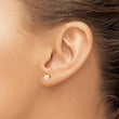 Reversible Pearl & Gold Bead Stud Earrings in 14K Yellow Gold