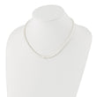 1928 Jewelry Gold-tone Clasp 2mm to 8mm Ivory Imitation Pearl Graduated Strand 18 inch Necklace