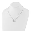 White Ice Rhodium-Plated Sterling Silver Diamond Necklace Gift Ready