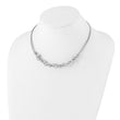 925 Sterling Silver Beaded Necklace with Multi-Color Freshwater Pearls