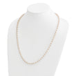 14k 6-7mm White Round Akoya Saltwater Cultured Pearl Necklace