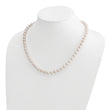 14K Yellow Gold White Cultured Pearl Necklace 7-8mm