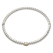 Sterling Silver 14K Gold Peridot Bangle with Hinged Design