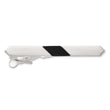 Men's Stripe Onyx Tie Bar in Sterling Silver