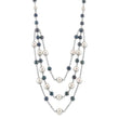 Sterling Silver Multi-Color Freshwater Pearl Necklace with Extender