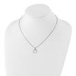 White Ice 925 Sterling Silver Diamond Pendant Necklace