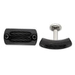 Black Titanium Cable & Black Spinel Cuff Links by Edward Mirell