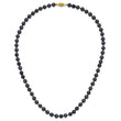 14k 6-7mm Black Near-Round Freshwater Cultured Pearl 7.5 inch Bracelet