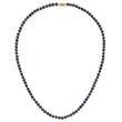 14k 5-6mm Black Near-Round Freshwater Cultured Pearl 7.5 inch Bracelet