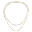 64 White Baroque Freshwater Pearl Endless Necklace