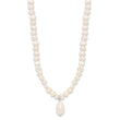 Sterling Silver FW Cultured Pearl Drop 18in Necklace
