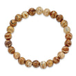 Chisel Celestial Pillar Agate Beaded Bracelet, 8mm Stretch