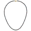 14k 4-5mm Black Near-Round Freshwater Cultured Pearl 7.5 inch Bracelet