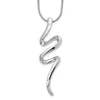 White Ice Sterling Silver Diamond Necklace with Extender