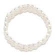 White Freshwater Pearl Multi-Row Stretch Bracelet
