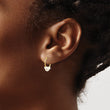 Freshwater Pearl Hoop Earrings in 14K Yellow Gold