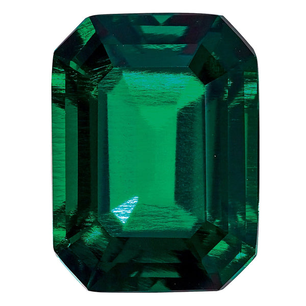 8x6mm Emerald Cut Lab Created Emerald