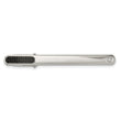 Stainless Steel Tie Bar with Diamond & Carbon Fiber