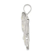 Sterling Silver Mother of Pearl Butterfly Pendant with Filigree Detailing
