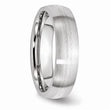 Cobalt Sterling Silver Inlay Satin 6mm Band