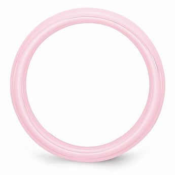 Ceramic Pink 4mm Polished Band