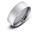 Men's Stainless Steel Flat 4mm Polished Comfort Fit Wedding Band Ring - Birthstone Company
