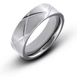 7MM Titanium Helix Ring Wedding Band Comfort Fit - Birthstone Company