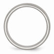 Stainless Steel Stone Finish 7mm Band