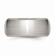 Stainless Steel Beveled Edge 10mm Brushed and Polished Band