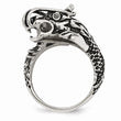 Stainless Steel Antiqued Dragon Ring