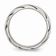 Stainless Steel Polished Braided Design Ring