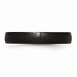 Stainless Steel 4mm Black IP-plated Brushed Band