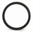 Stainless Steel 7mm Black IP-plated Brushed Band