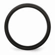 Stainless Steel 5mm Black IP-plated Polished Flat Band