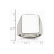 Stainless Steel Polished Rectangular Ring