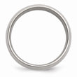 Stainless Steel Sterling Silver Inlay 8mm Polished Band
