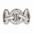 Stainless Steel CZ Ring
