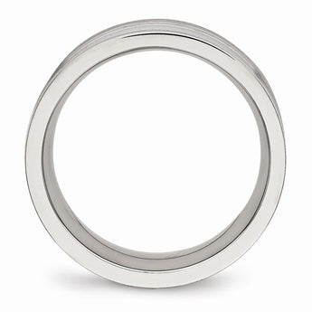 Stainless Steel Polished Grooved Comfort Back Ring