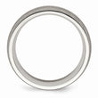 Stainless Steel Polished and Satin 8mm Band
