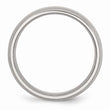 Stainless Steel Grooved 6mm Brushed and Polished Band