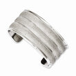 Stainless Steel Laser Cut Cuff Bangle
