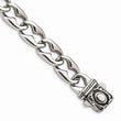 Stainless Steel Polished Fancy Link 8.25in Bracelet