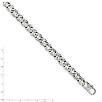 Stainless Steel Polished Link 8.5in Bracelet
