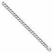 Stainless Steel Polished Square Link 8.5in Bracelet